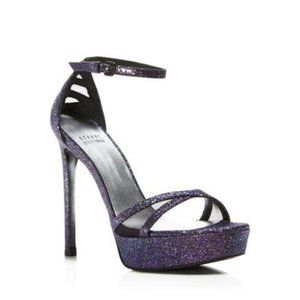 NIB Stuart Weitzman TIZYOU Platform Ankle Strap Nudistsong Heel Sandals 9.5
